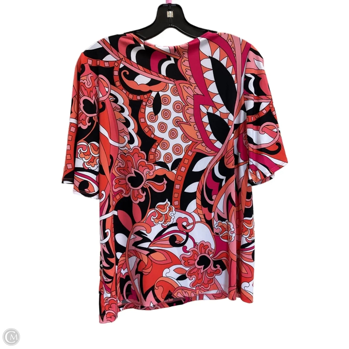 Top Short Sleeve By Susan Graver In Multi-colored, Size: S