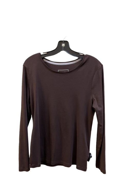 Top Long Sleeve Basic By Charter Club  Size: L