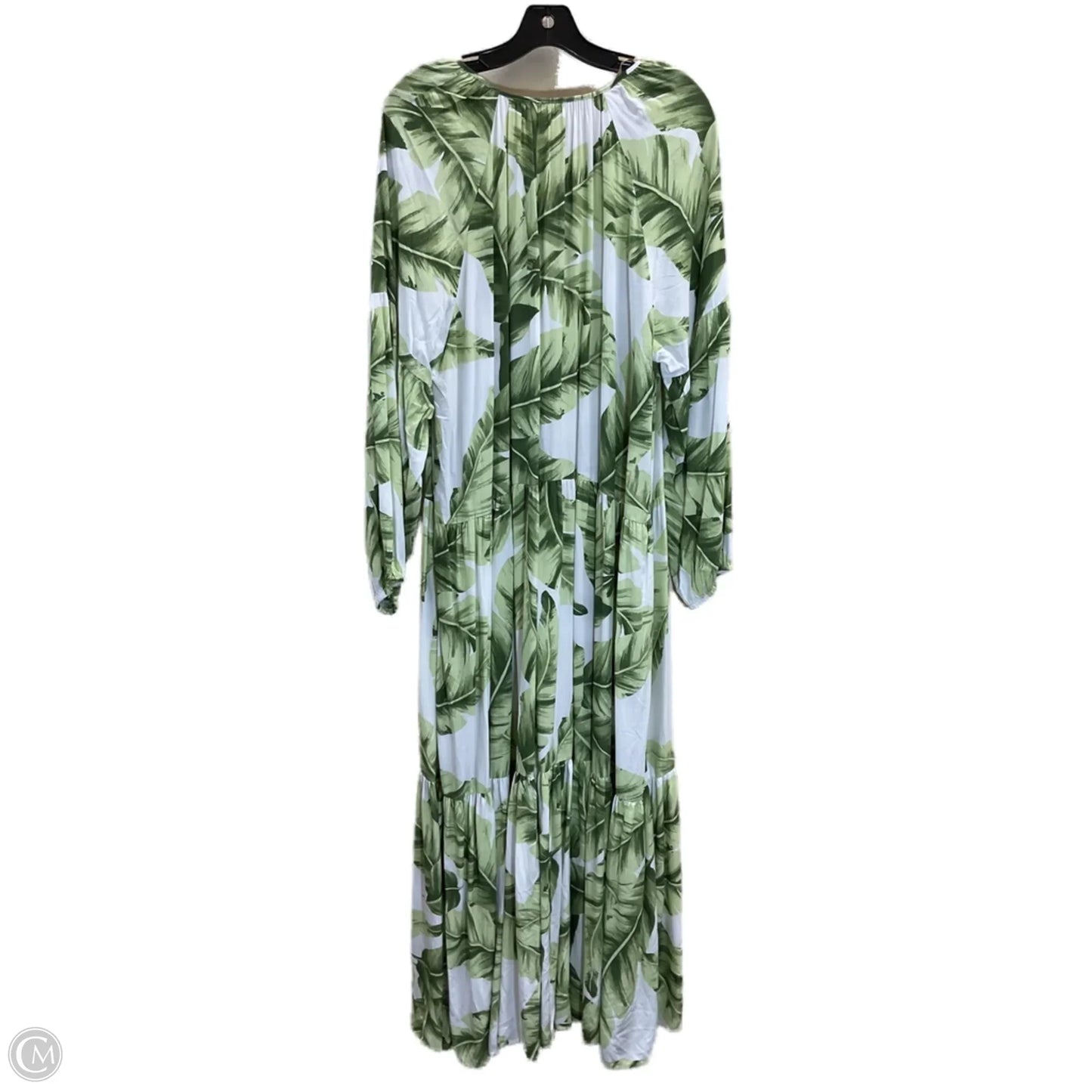 Dress Casual Maxi By Clothes Mentor In Green, Size: 1x