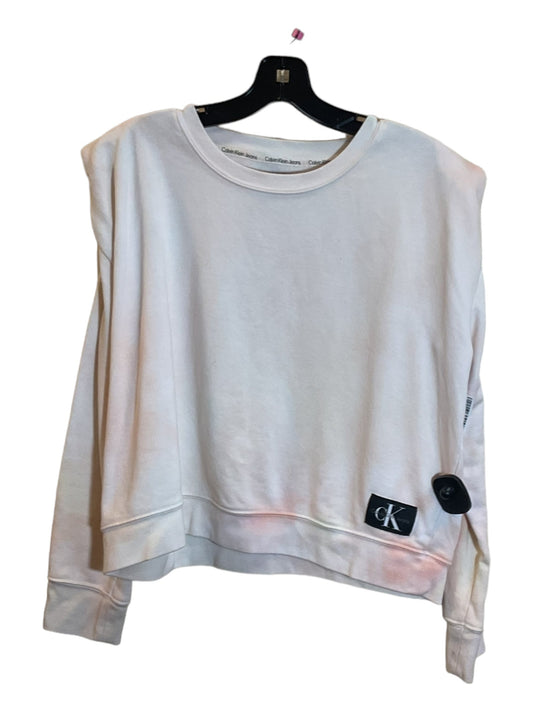 Sweatshirt Crewneck By Calvin Klein  Size: M