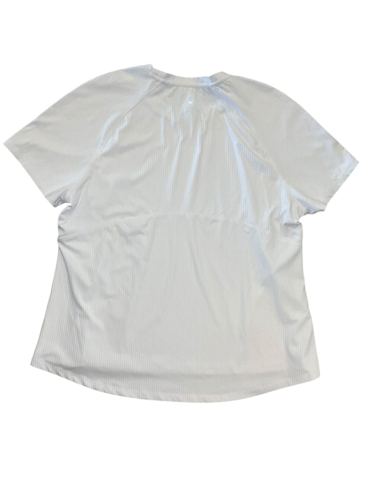 Athletic Top Ss By Spyder In White, Size:Xl