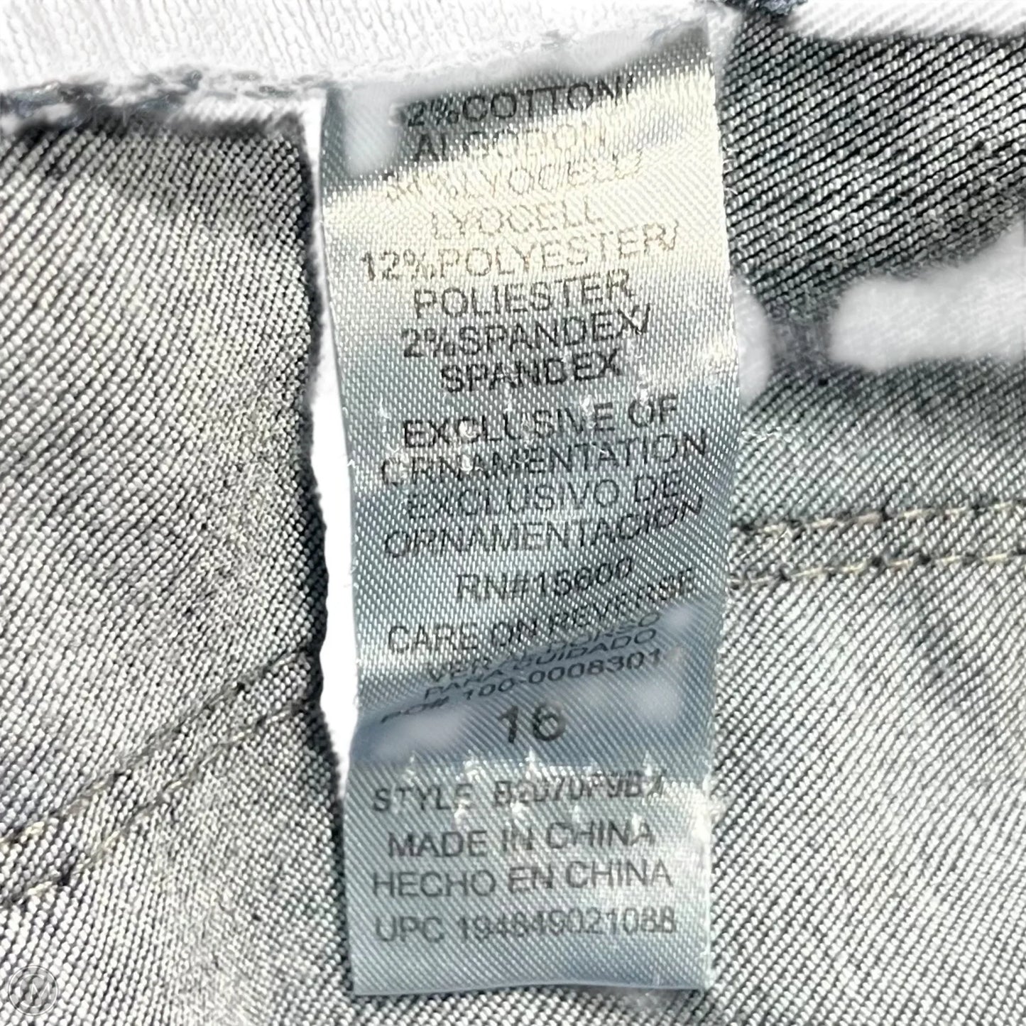 Jeans Skinny By Democracy In Blue Denim, Size: 16