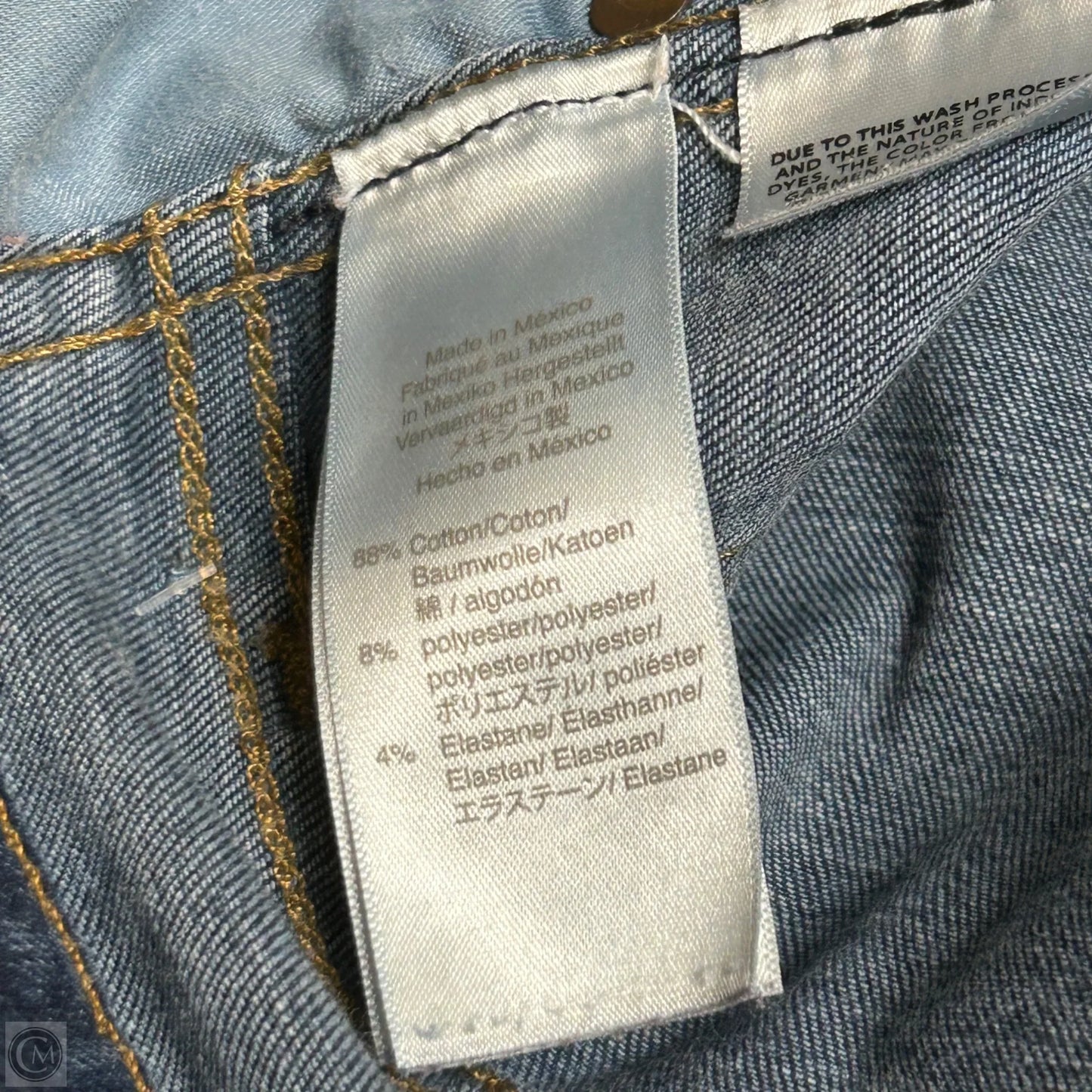 Jeans Skinny By Madewell In Blue Denim, Size: 6