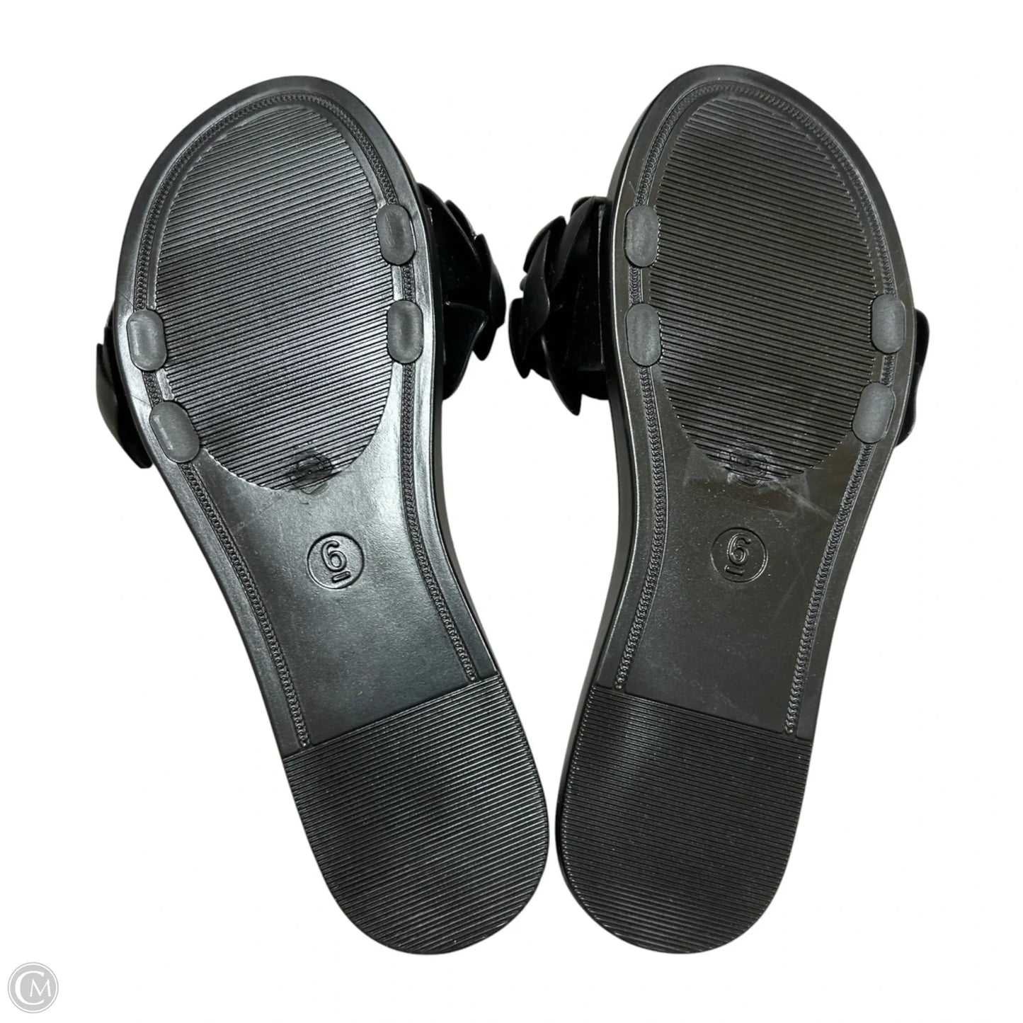 Sandals Flats By Shade & Shore In Black, Size: 6