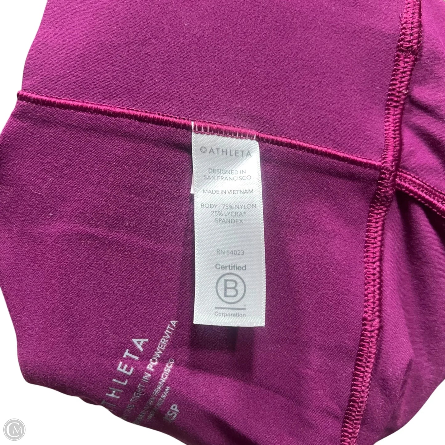 Athletic Leggings By Athleta In Pink, Size: Xsp
