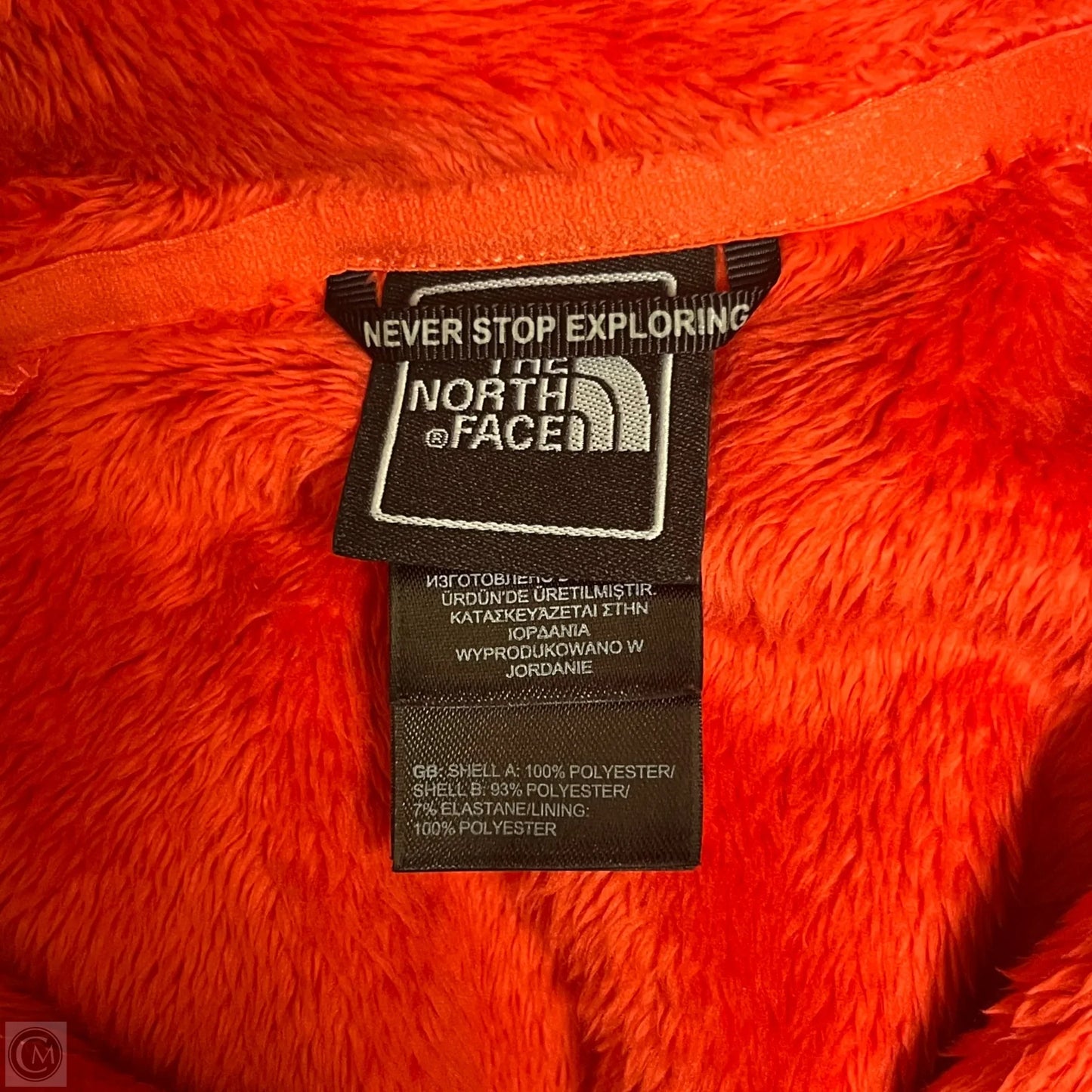 Jacket Faux Fur & Sherpa By The North Face In Red, Size: M