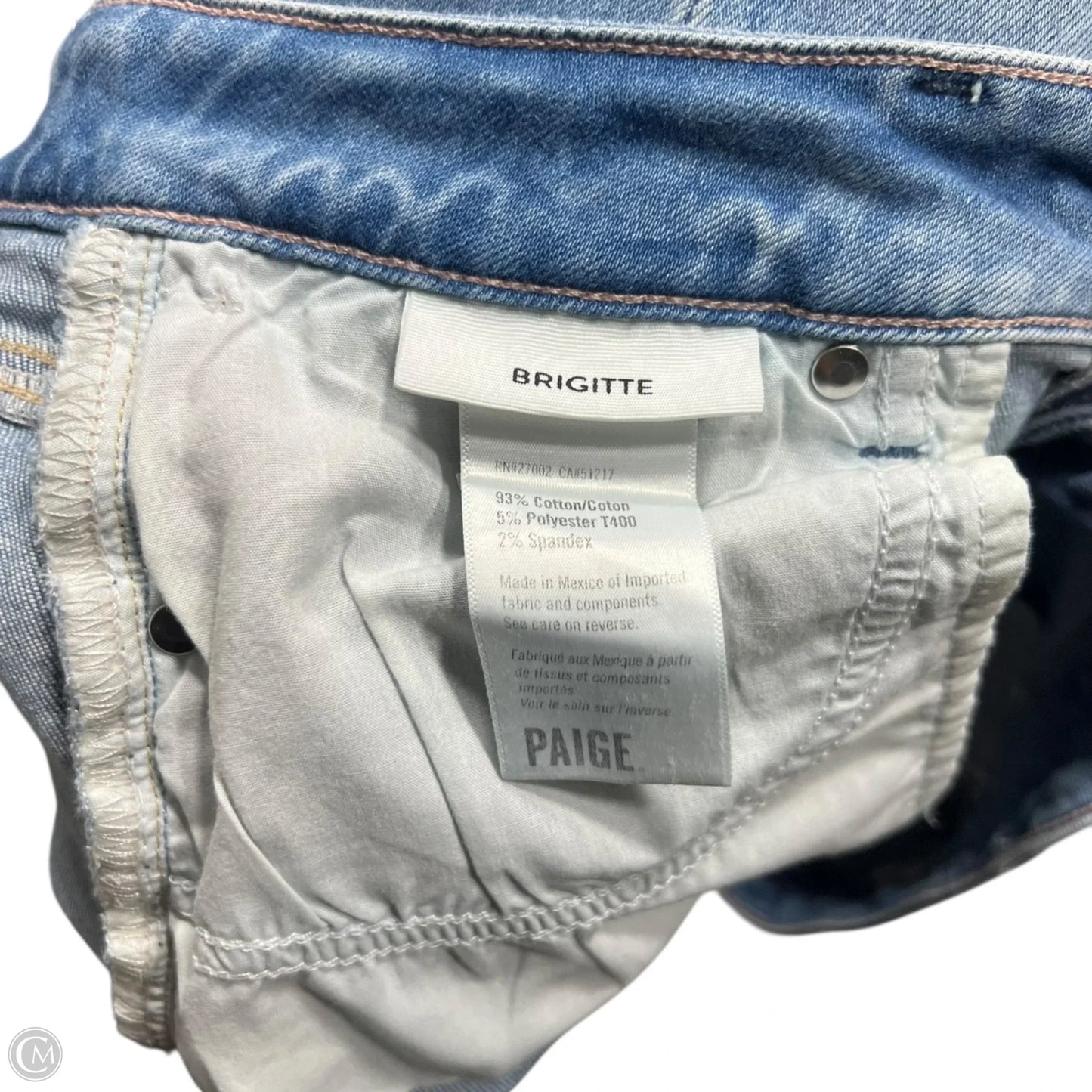 Jeans Skinny By Paige In Blue Denim, Size: 2
