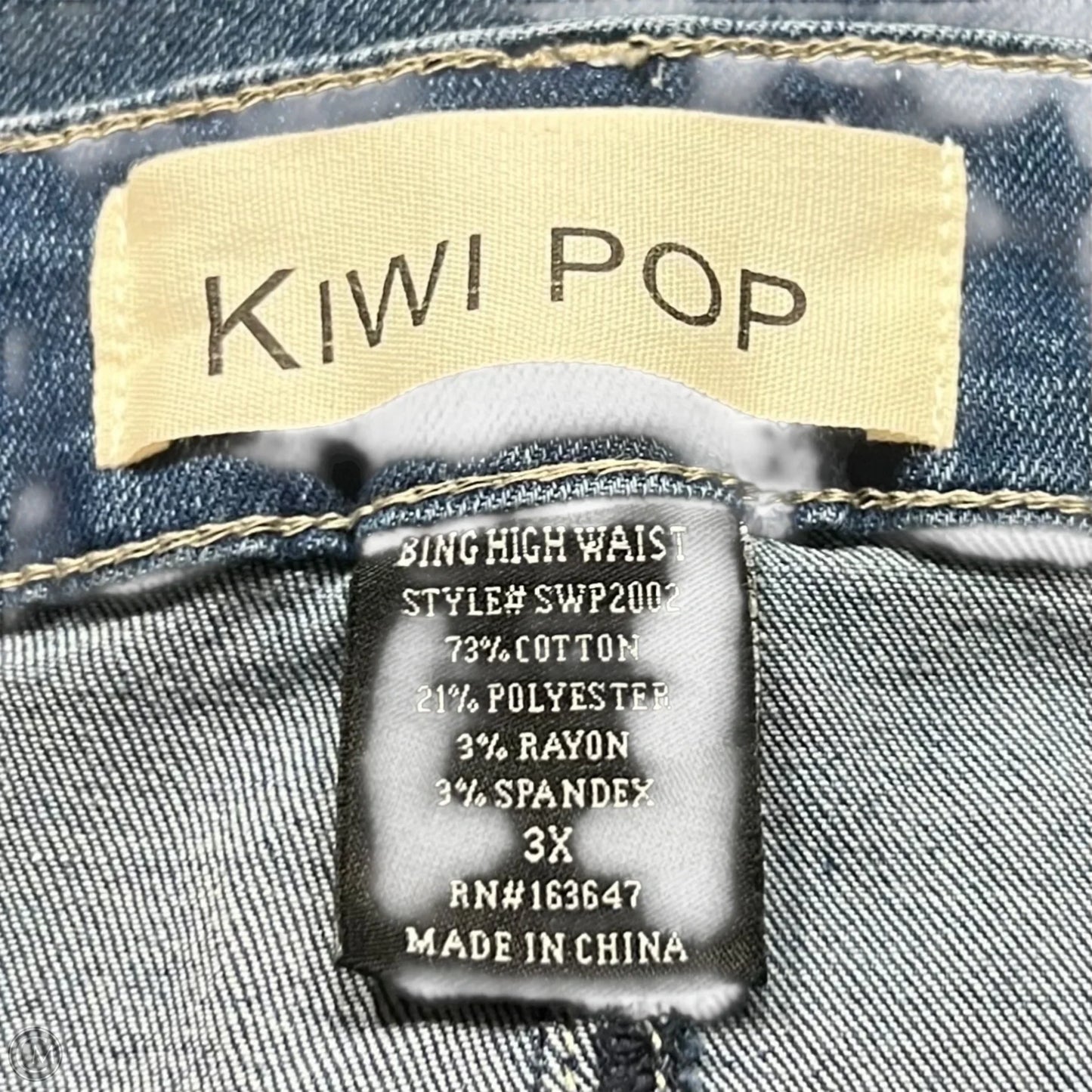 Jeans Flared By Fashion Nova In Blue Denim, Size: 3x