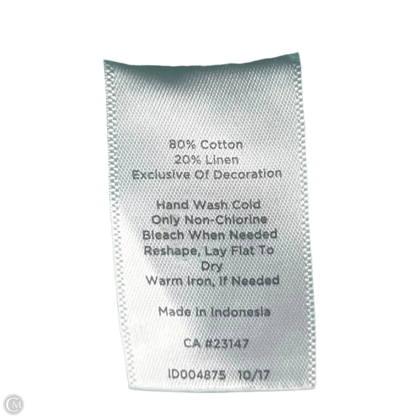 Top Long Sleeve By Talbots In Blue & Green, Size: L