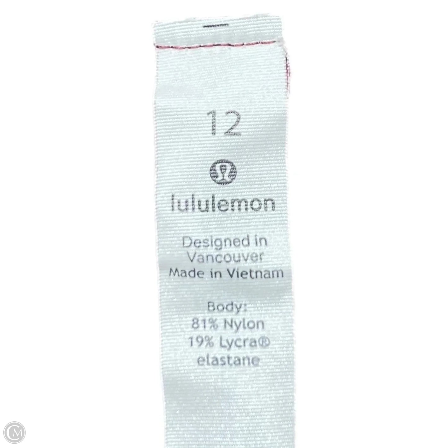 Athletic Leggings By Lululemon In Pink, Size: 12