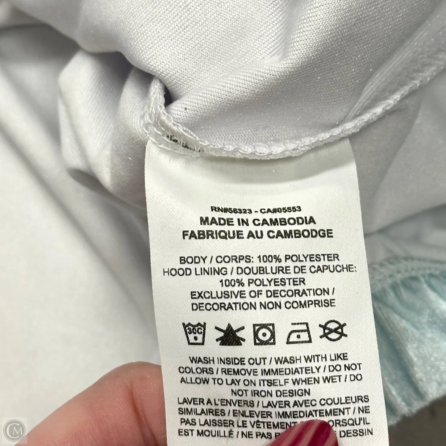 Sweatshirt Hoodie By Nike In Green & Purple, Size: M