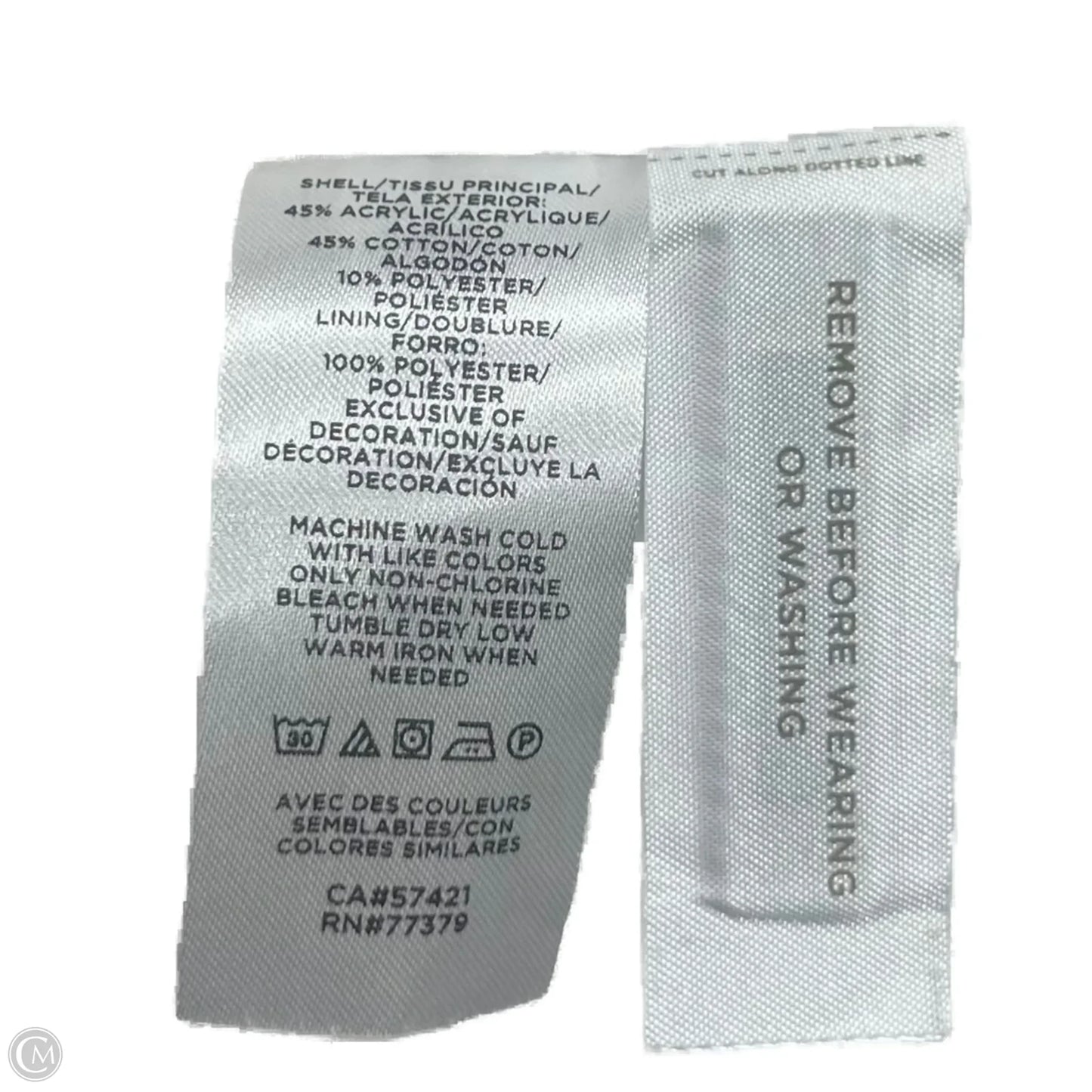 Blazer By Ann Taylor In Cream, Size: Xl