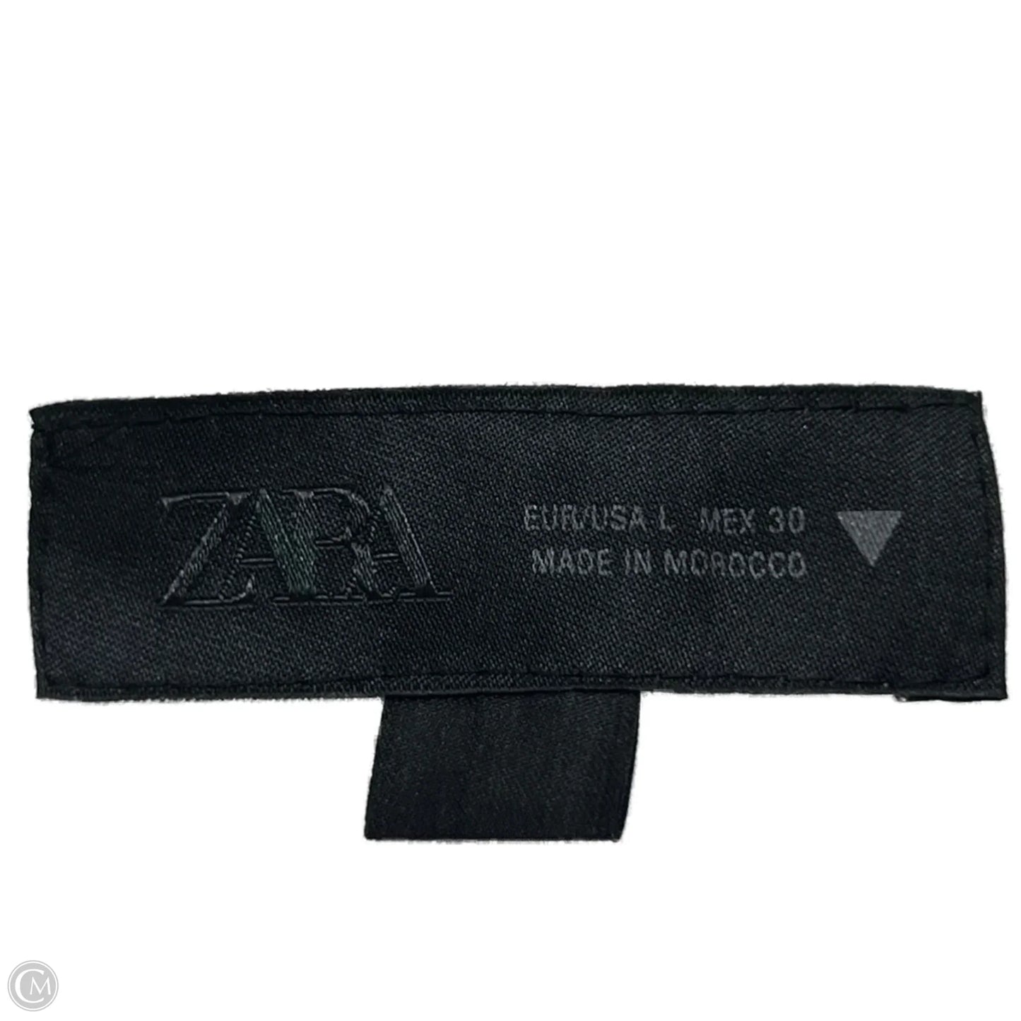 Top Sleeveless By Zara In White, Size: L