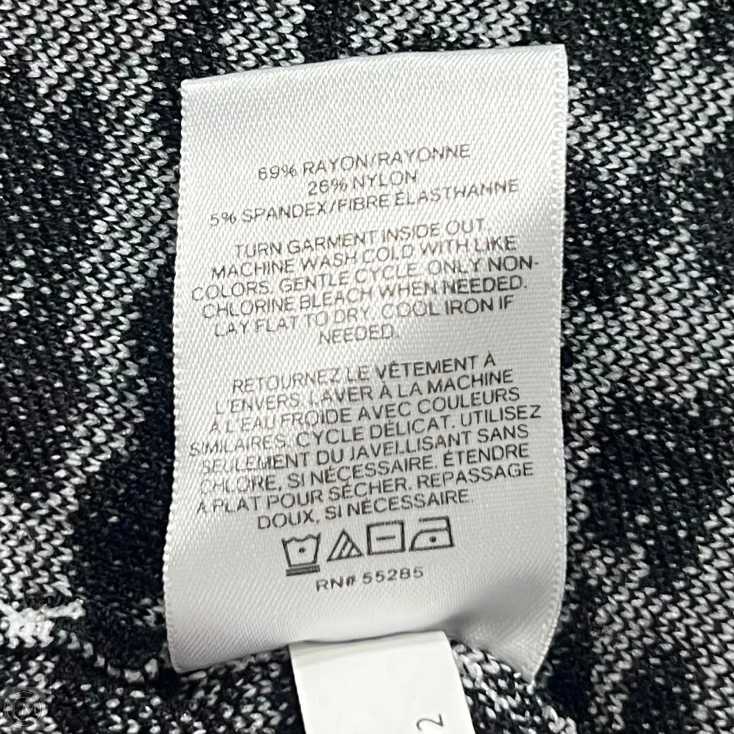 Sweater By Express In Black & Grey, Size: M