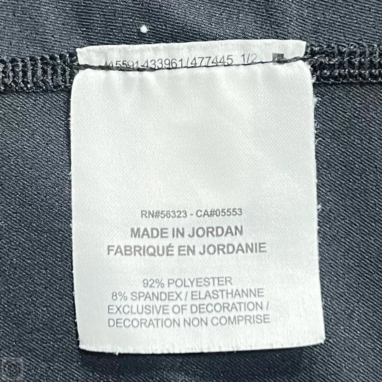 Athletic Tank Top By Nike In Black, Size: Xs