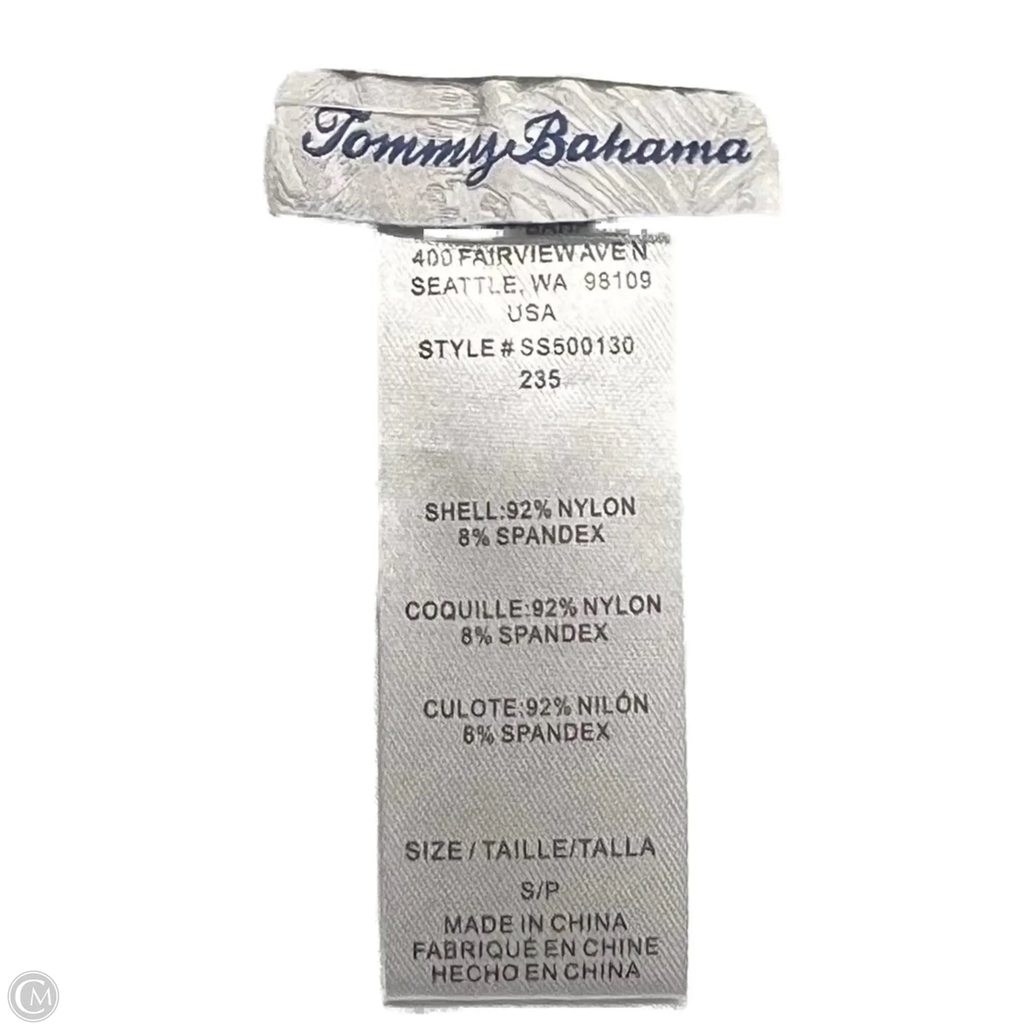 Swimwear Cover-up By Tommy Bahama In Blue & Green, Size: S