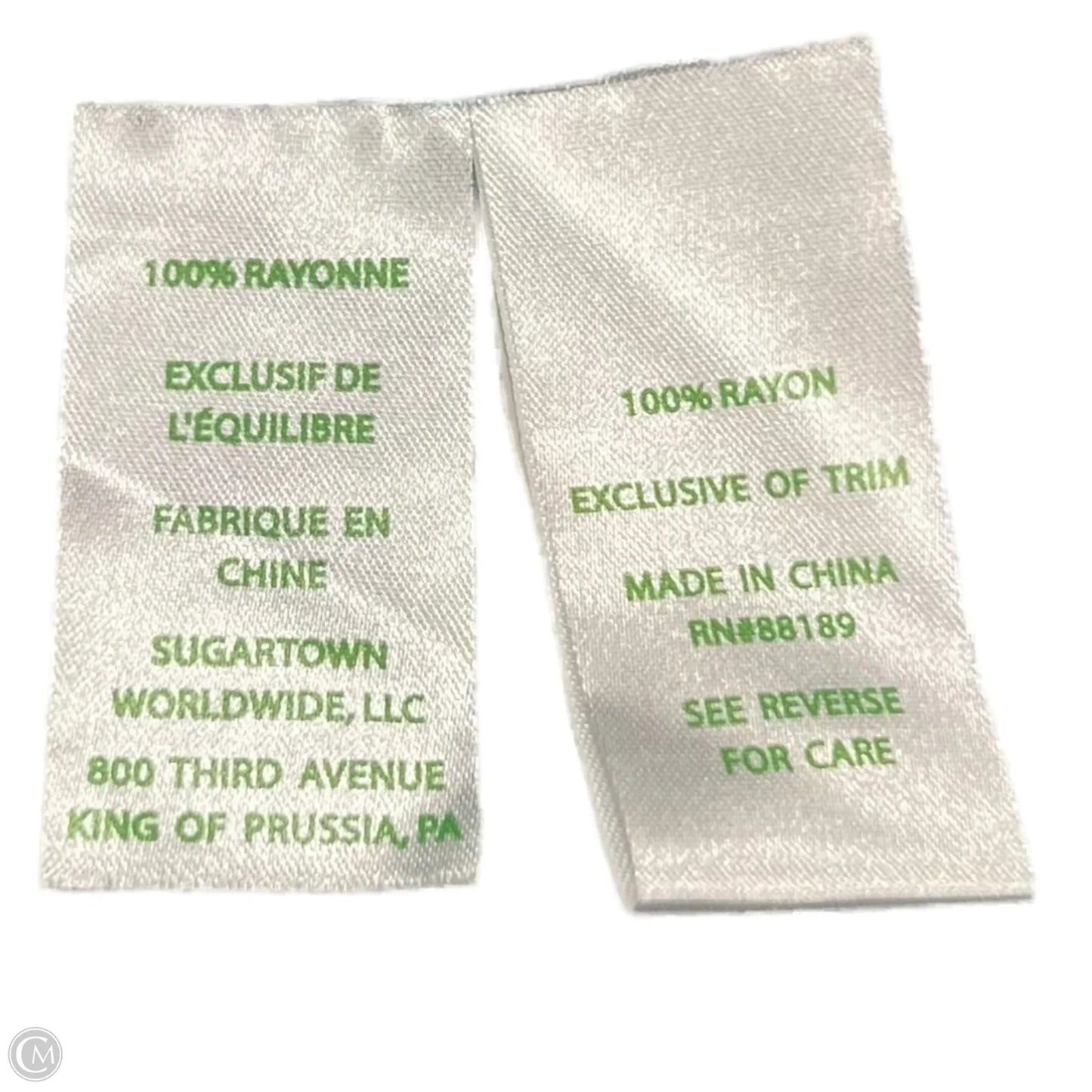 Dress Designer By Lilly Pulitzer In Blue & Green, Size: M