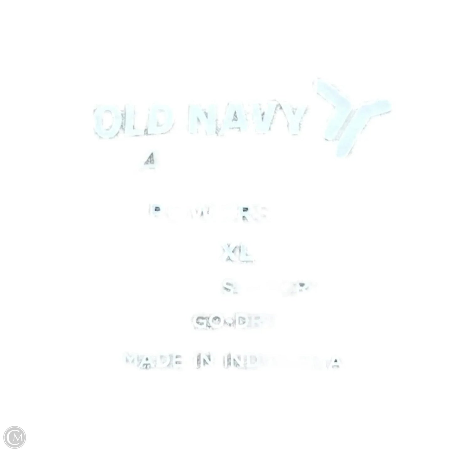 Athletic Top Short Sleeve By Old Navy In Beige, Size: Xl