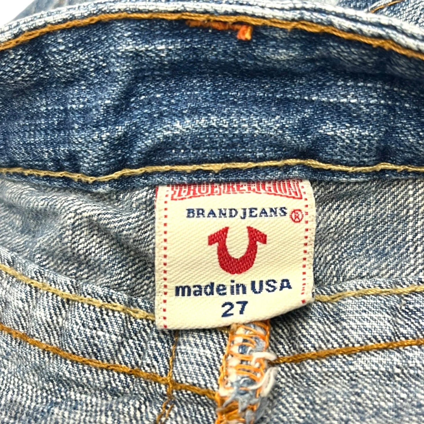 Skirt Mini & Short By True Religion In Blue Denim, Size: 4