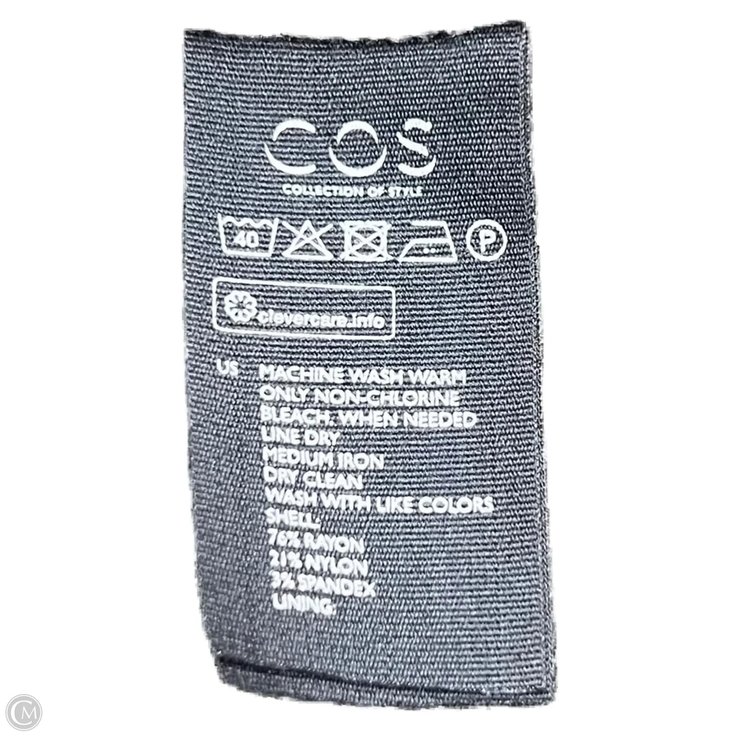 Top Long Sleeve By Cos In Green, Size: Xs