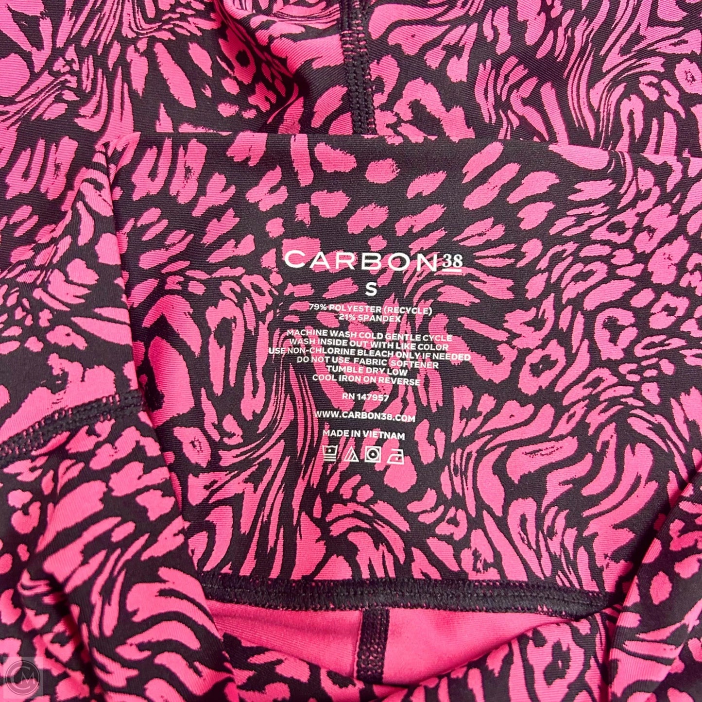 Athletic Leggings By Carbon In Leopard Print, Size: S