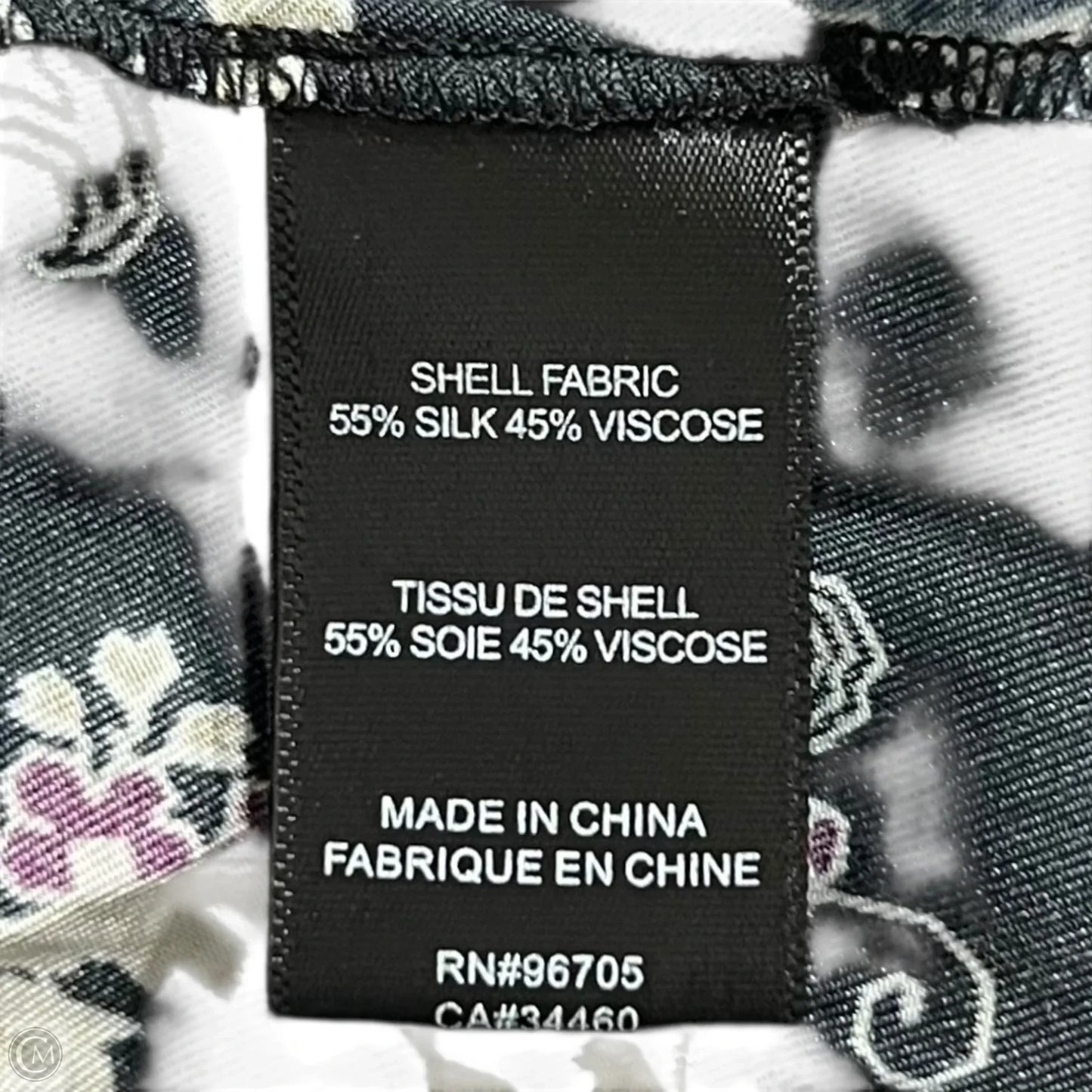 Top Sleeveless By Rebecca Taylor In Black & Blue, Size: Xl