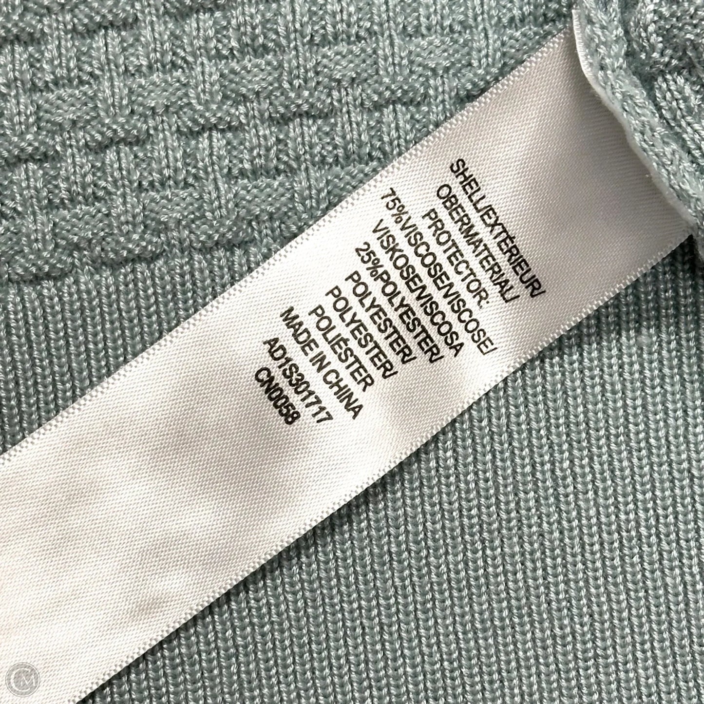 Sweater Cardigan By Adrianna Papell In Blue, Size: L