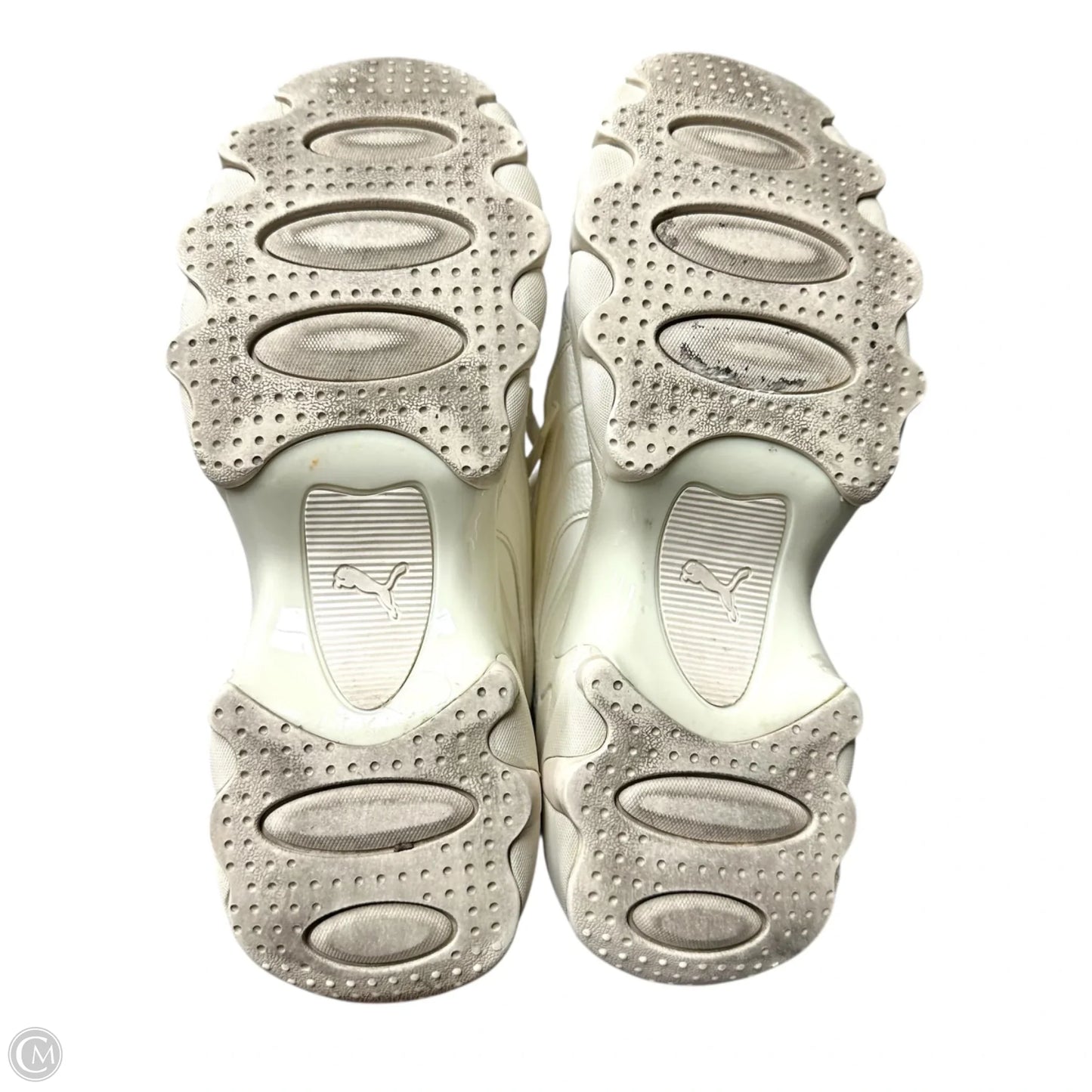 Shoes Sneakers By Puma In Blue & Cream, Size: 10