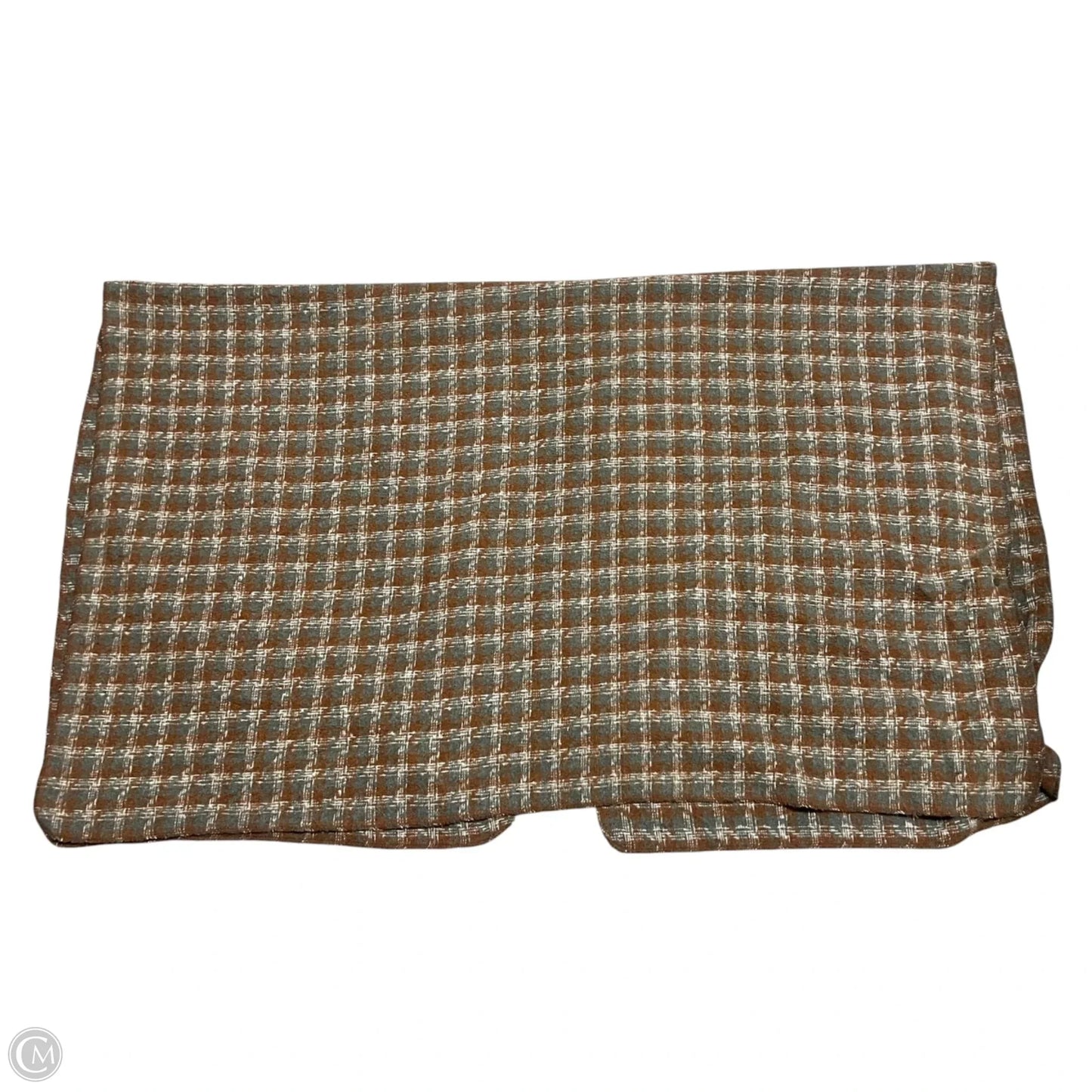 Shawl By In Brown & Green, Size: Osfm