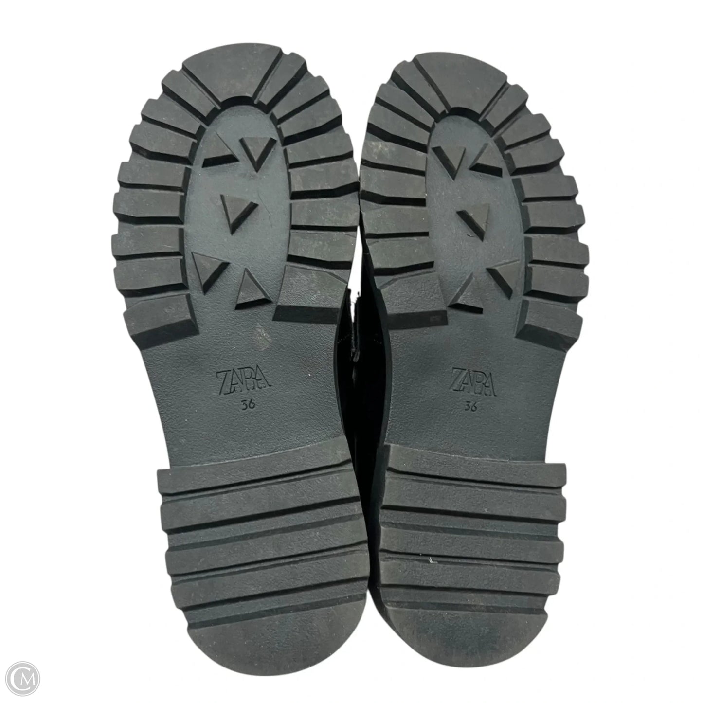 Shoes Heels Platform By Zara In Black, Size: 5.5