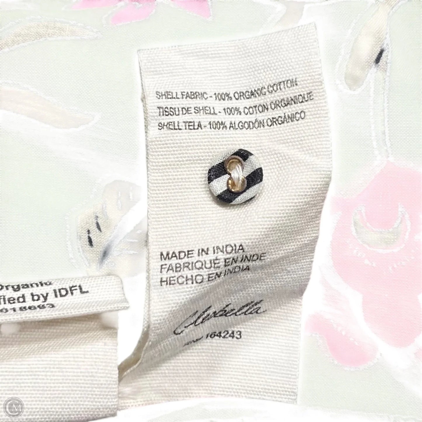 Top Long Sleeve By Cleobella In Green & Pink, Size: Xs