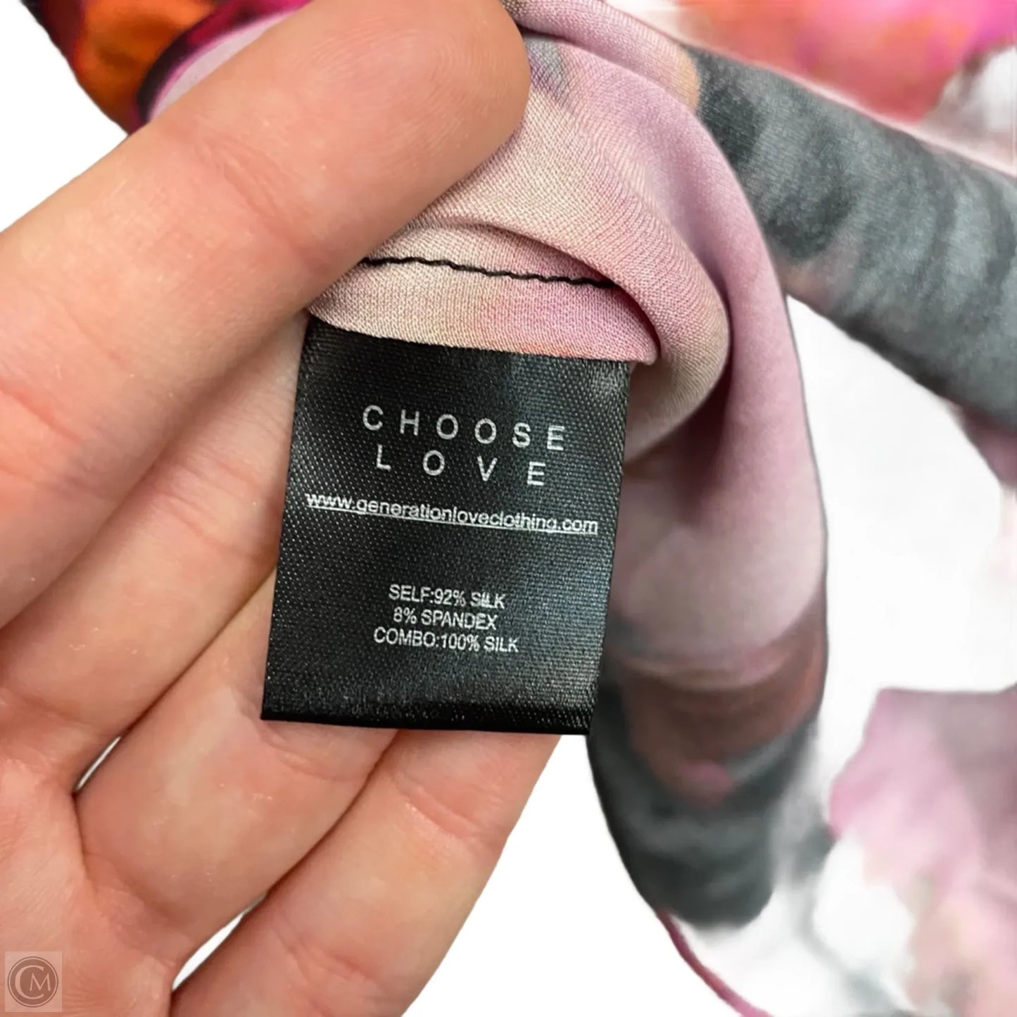 Top Long Sleeve By Generation Love In Black & Pink, Size: Xs