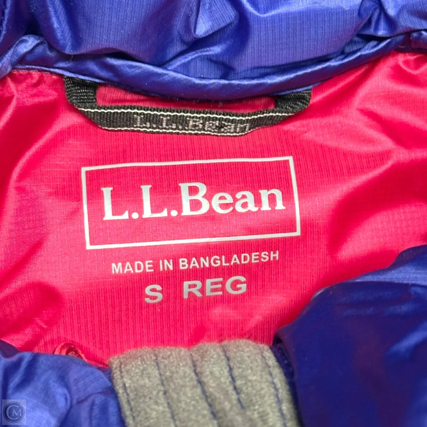 Coat Puffer & Quilted By L.l. Bean In Blue, Size: S