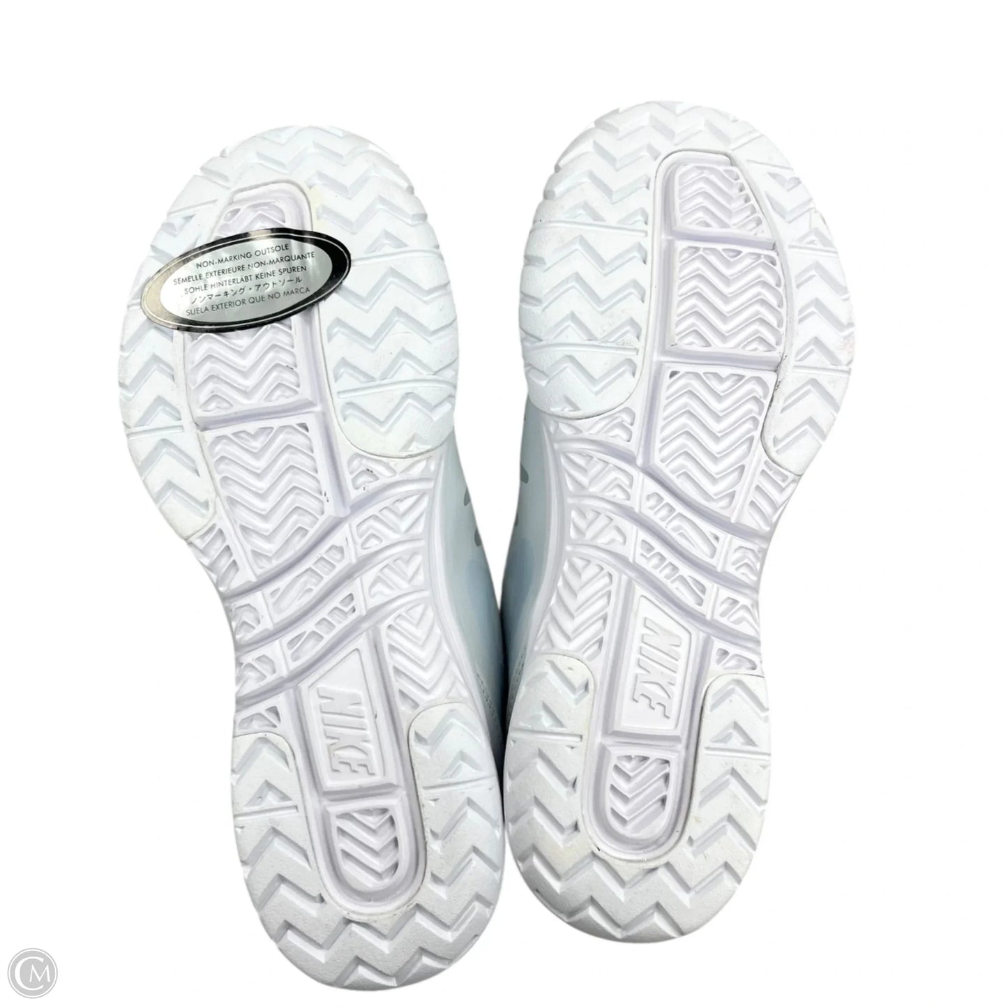 Shoes Athletic By Nike In Grey & White, Size: 8.5