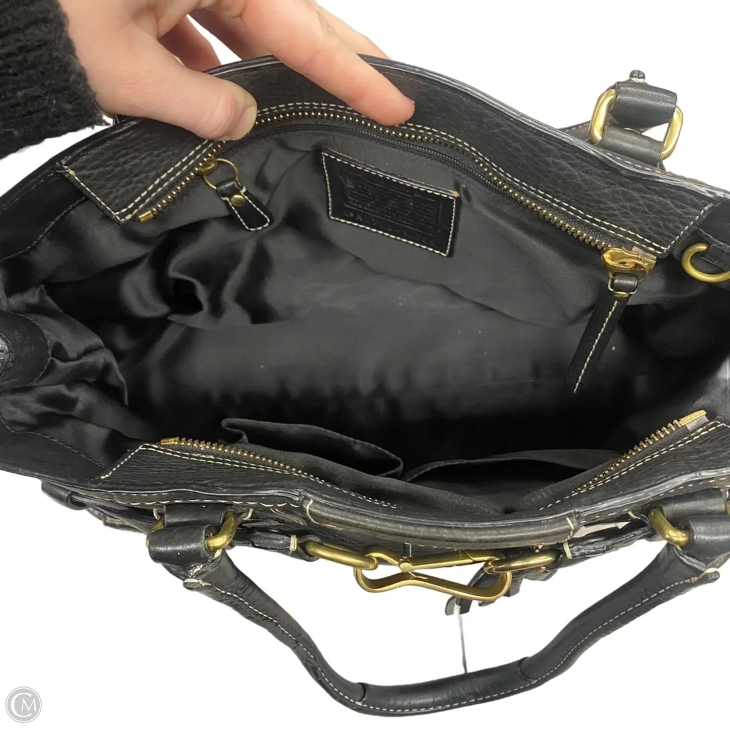 Handbag Designer By Coach, Size: Medium