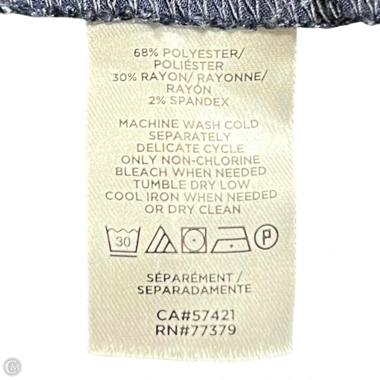 Pants Dress By Ann Taylor In Blue & White, Size: 4