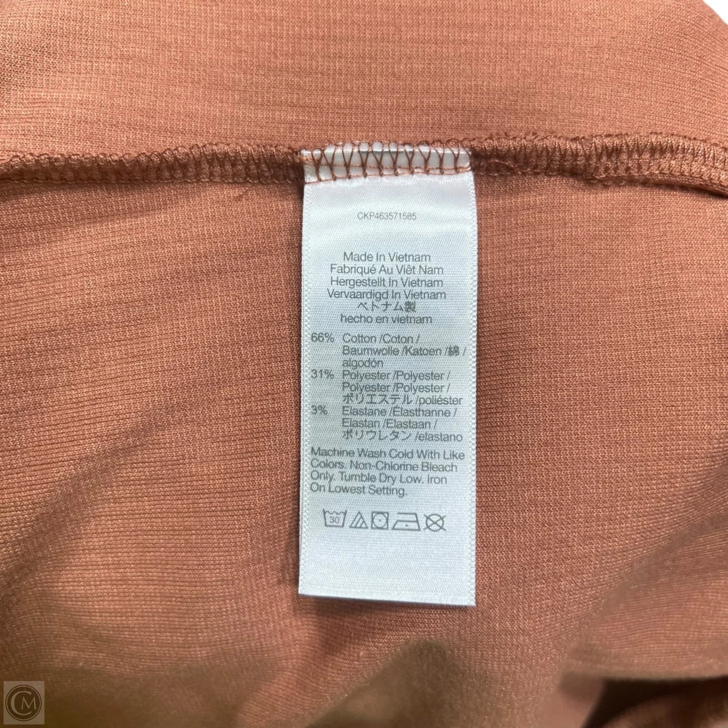 Jacket Shirt By Madewell In Orange, Size: Xs