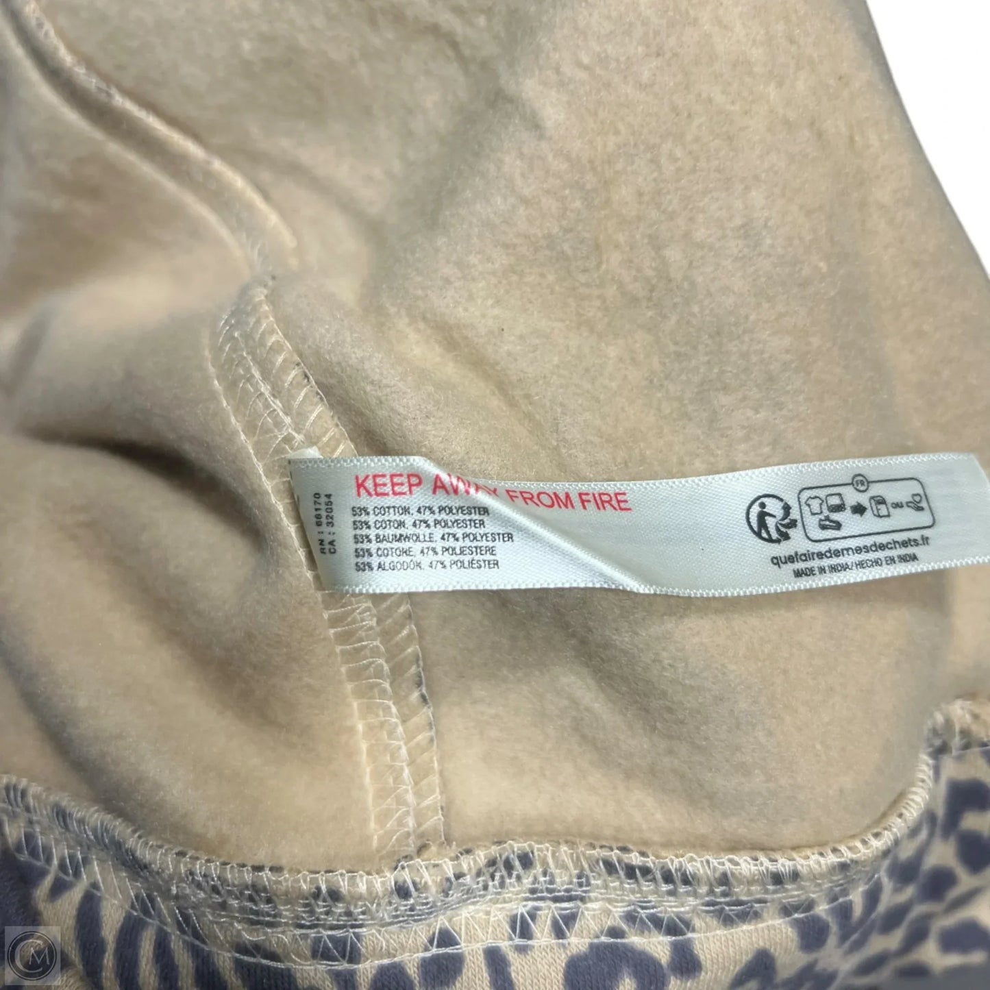 Sweatshirt Hoodie By Daily Practice By Anthropologie In Leopard Print, Size: Xs