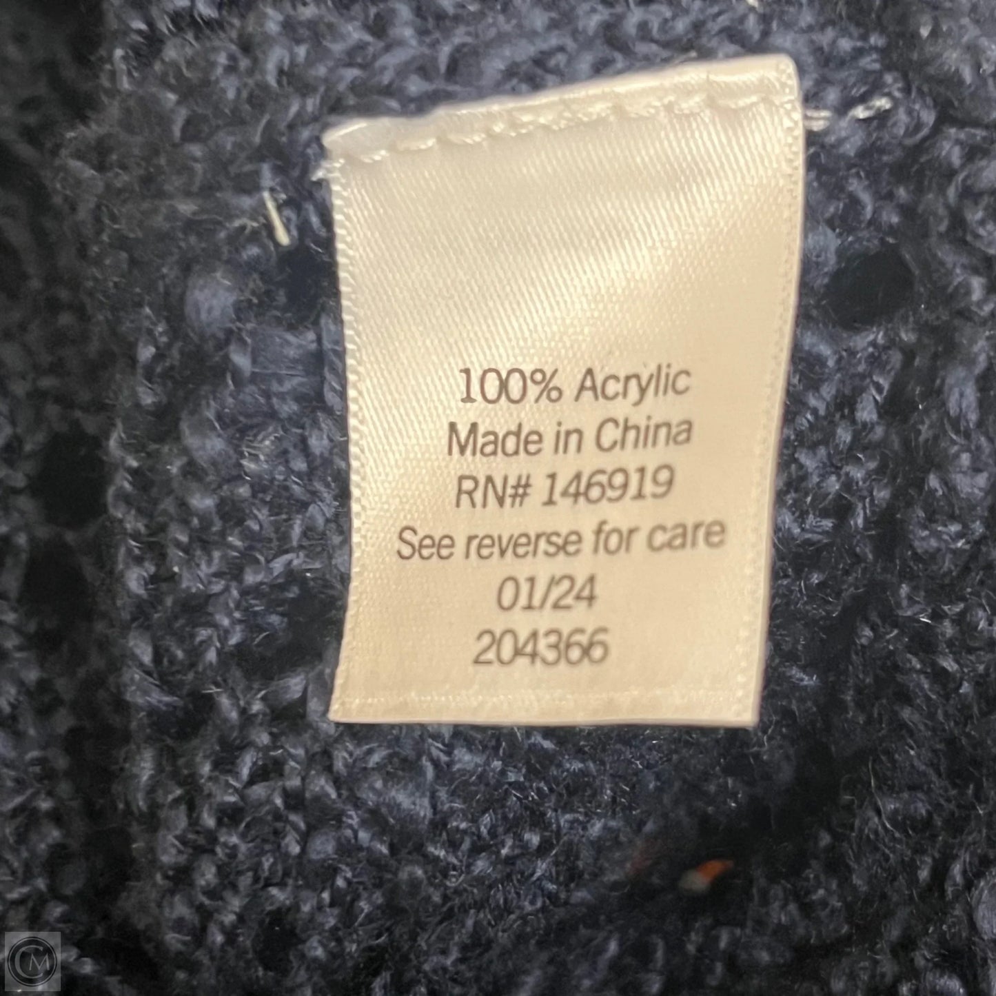 Sweater Cardigan By Lc Lauren Conrad In Navy, Size: S