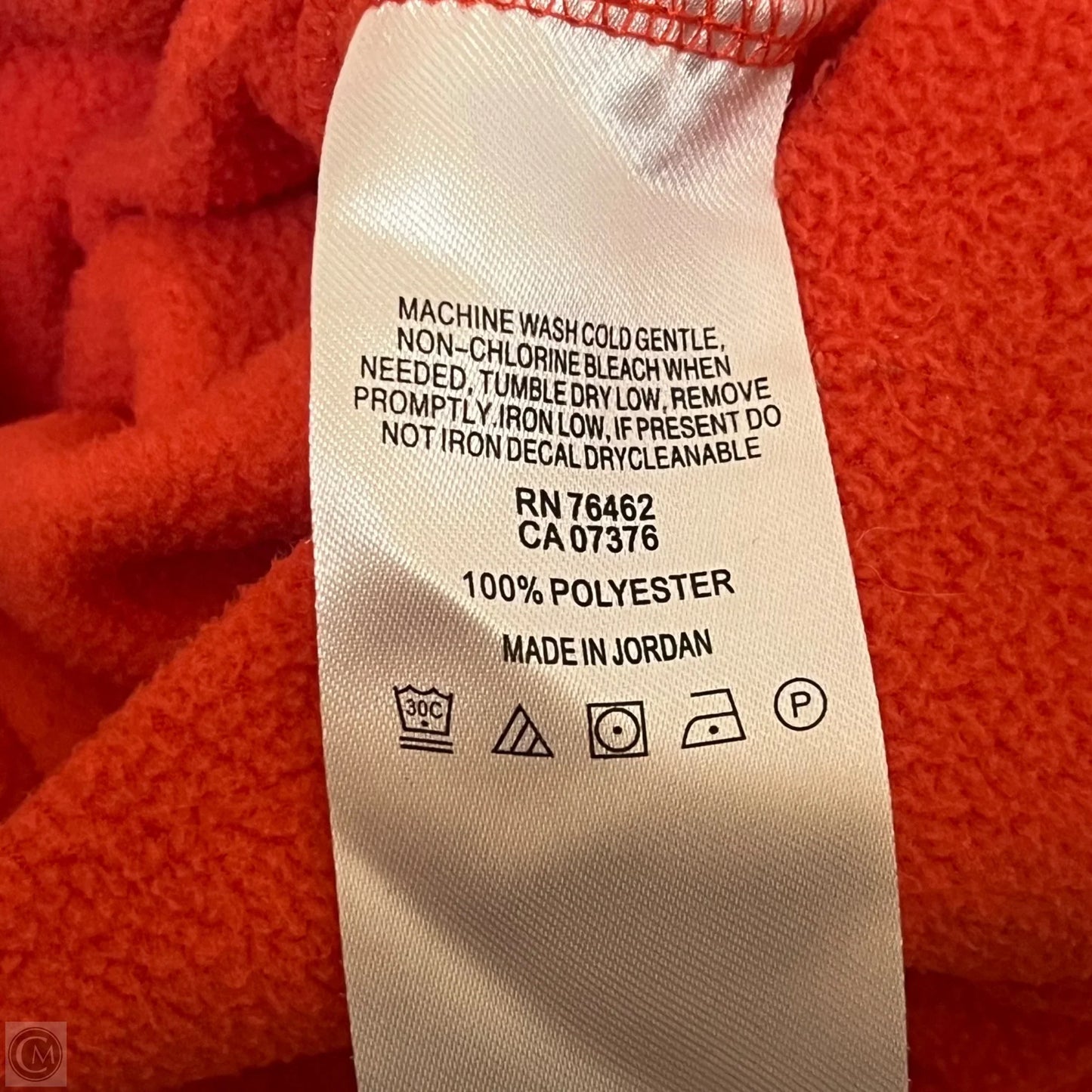 Sweatshirt Hoodie By Izod In Orange, Size: M