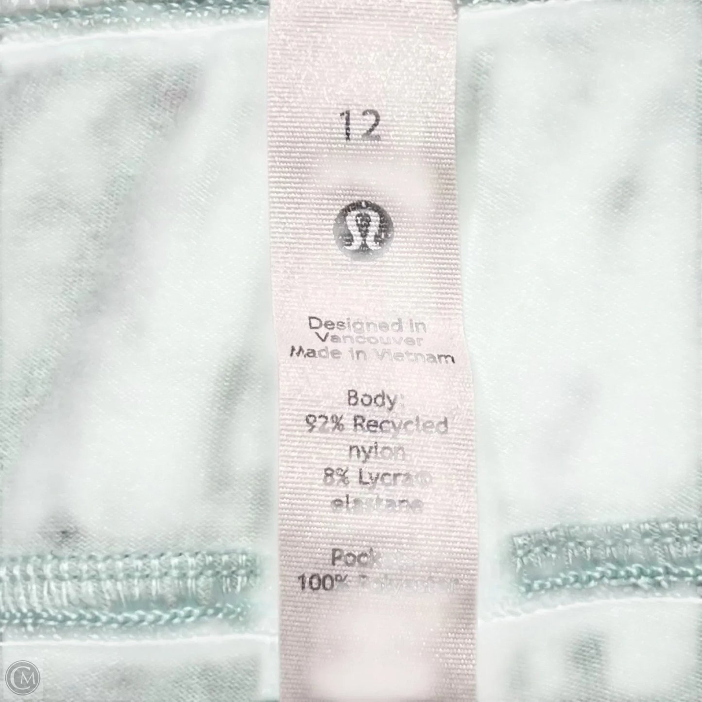 Athletic Pants By Lululemon In Aqua, Size: 12
