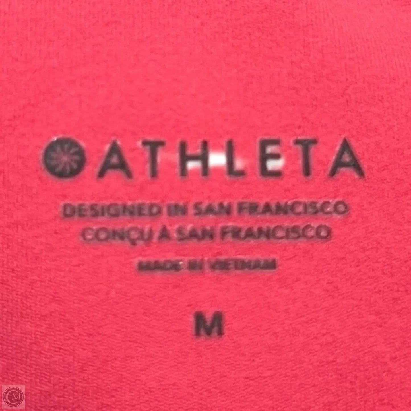 Athletic Bra By Athleta In Coral, Size: M