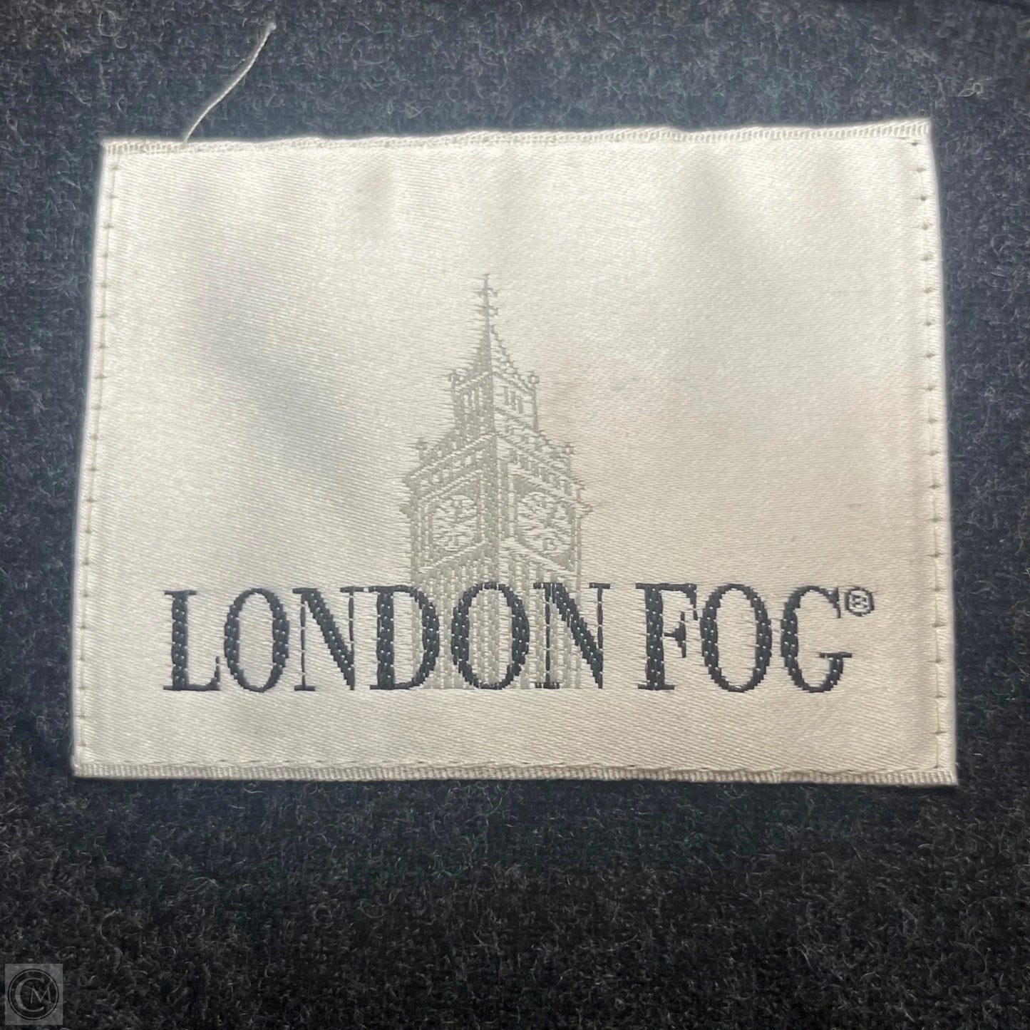 Coat Trench Coat By London Fog In Grey, Size: S