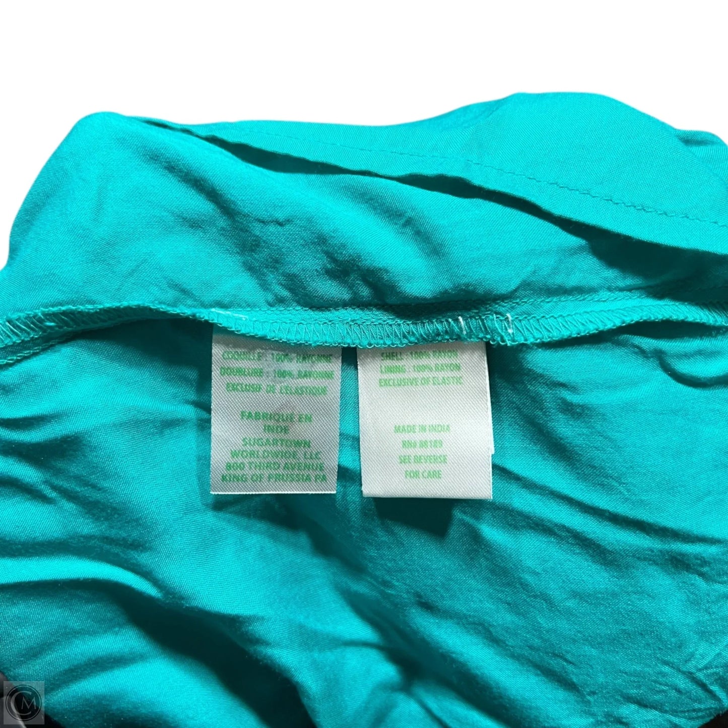 Romper Designer By Lilly Pulitzer In Teal, Size: Xs