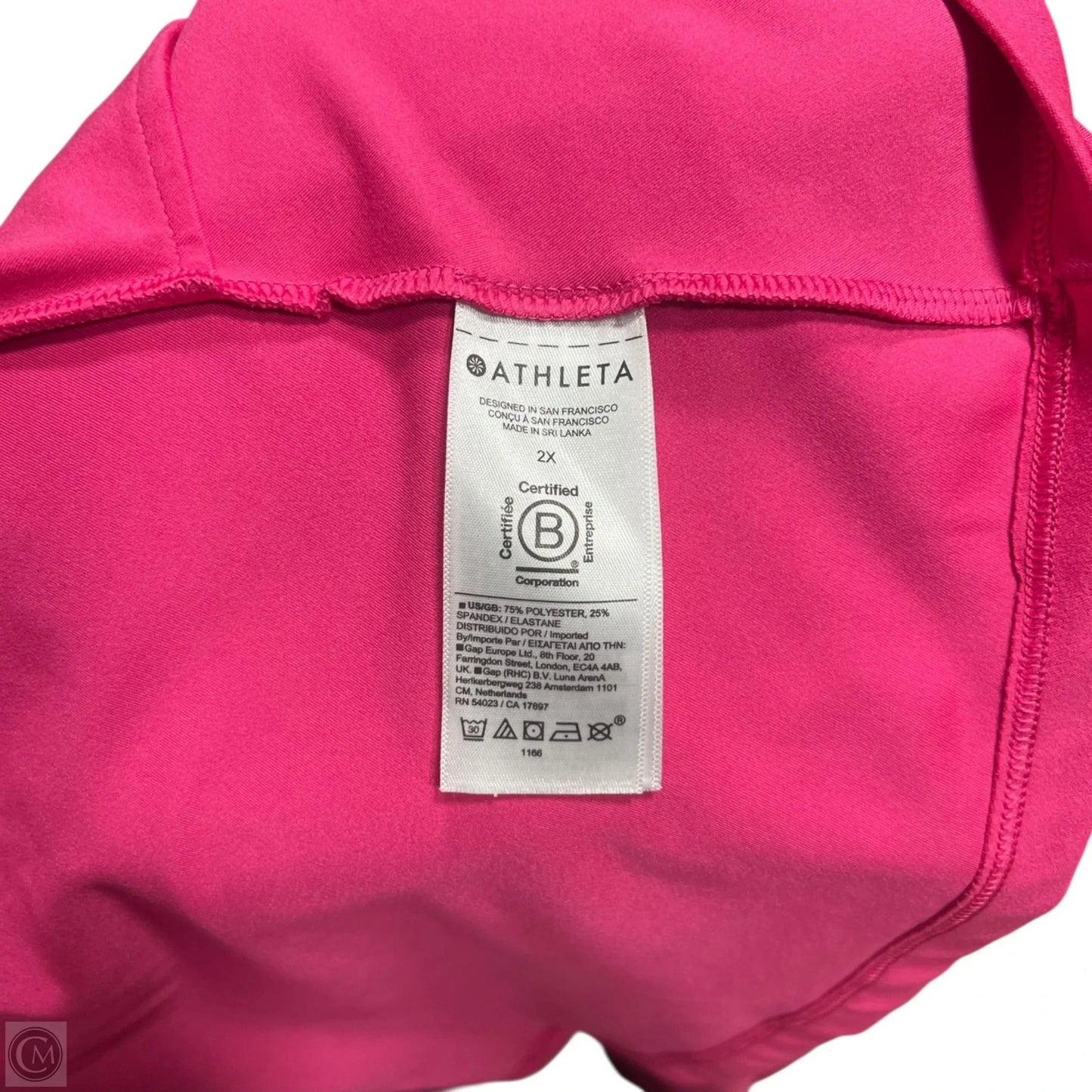 Athletic Dress By Athleta In Pink, Size: 2x