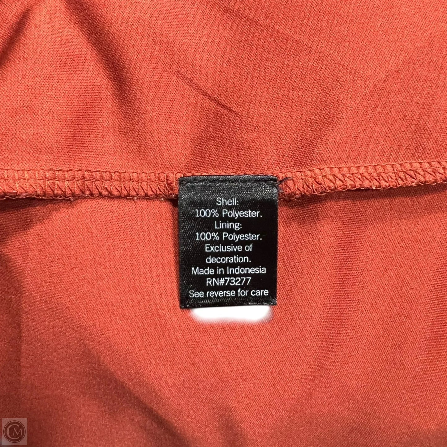Dress Casual Midi By Simply Vera In Orange, Size: Xl