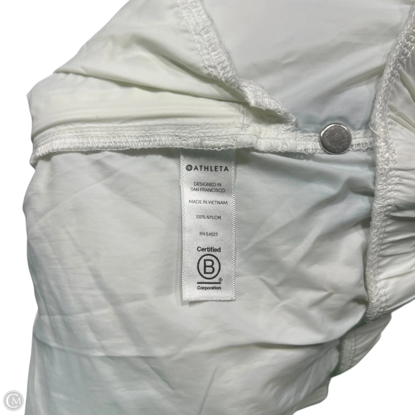 Athletic Jacket By Athleta In White, Size: S