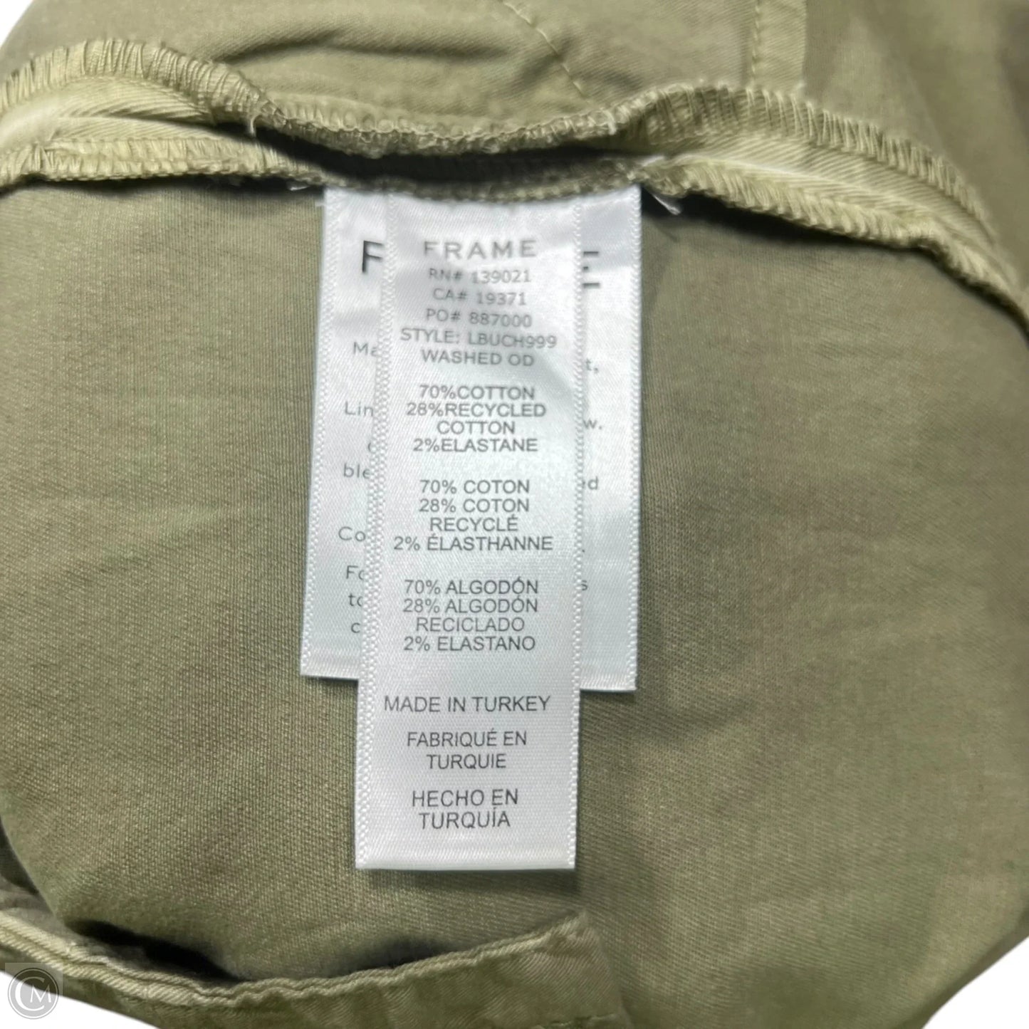 Pants Cargo & Utility By Frame In Green, Size: 6