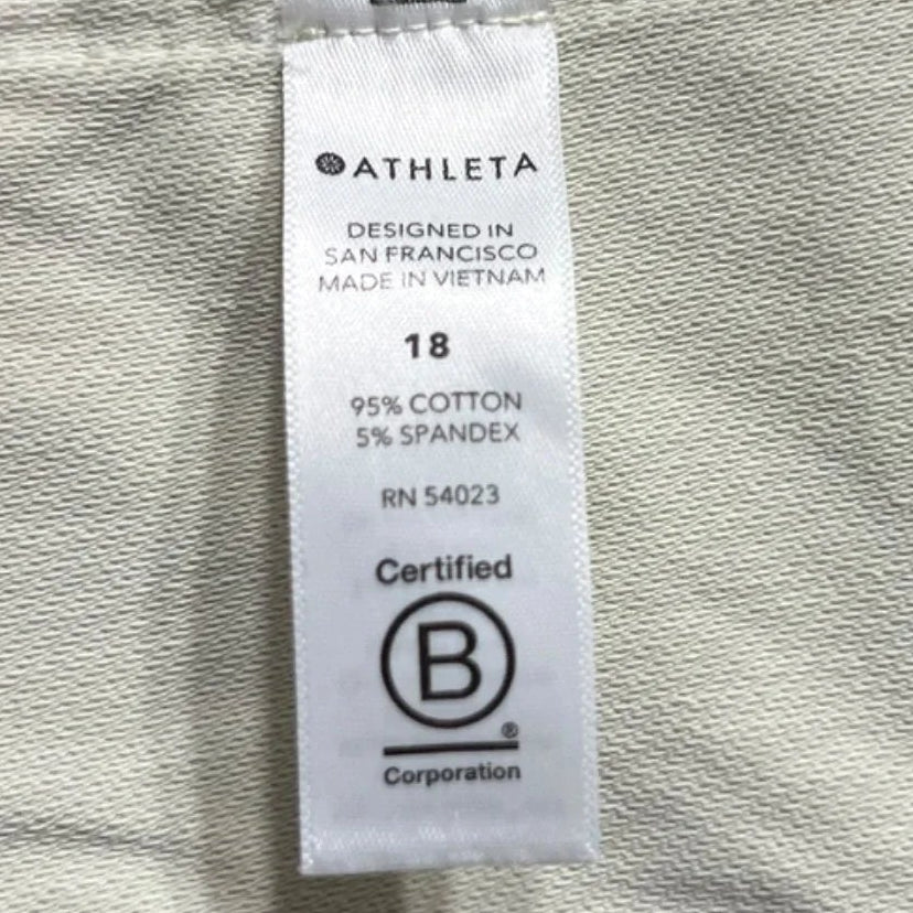 Athletic Shorts By Athleta In Cream, Size: 18