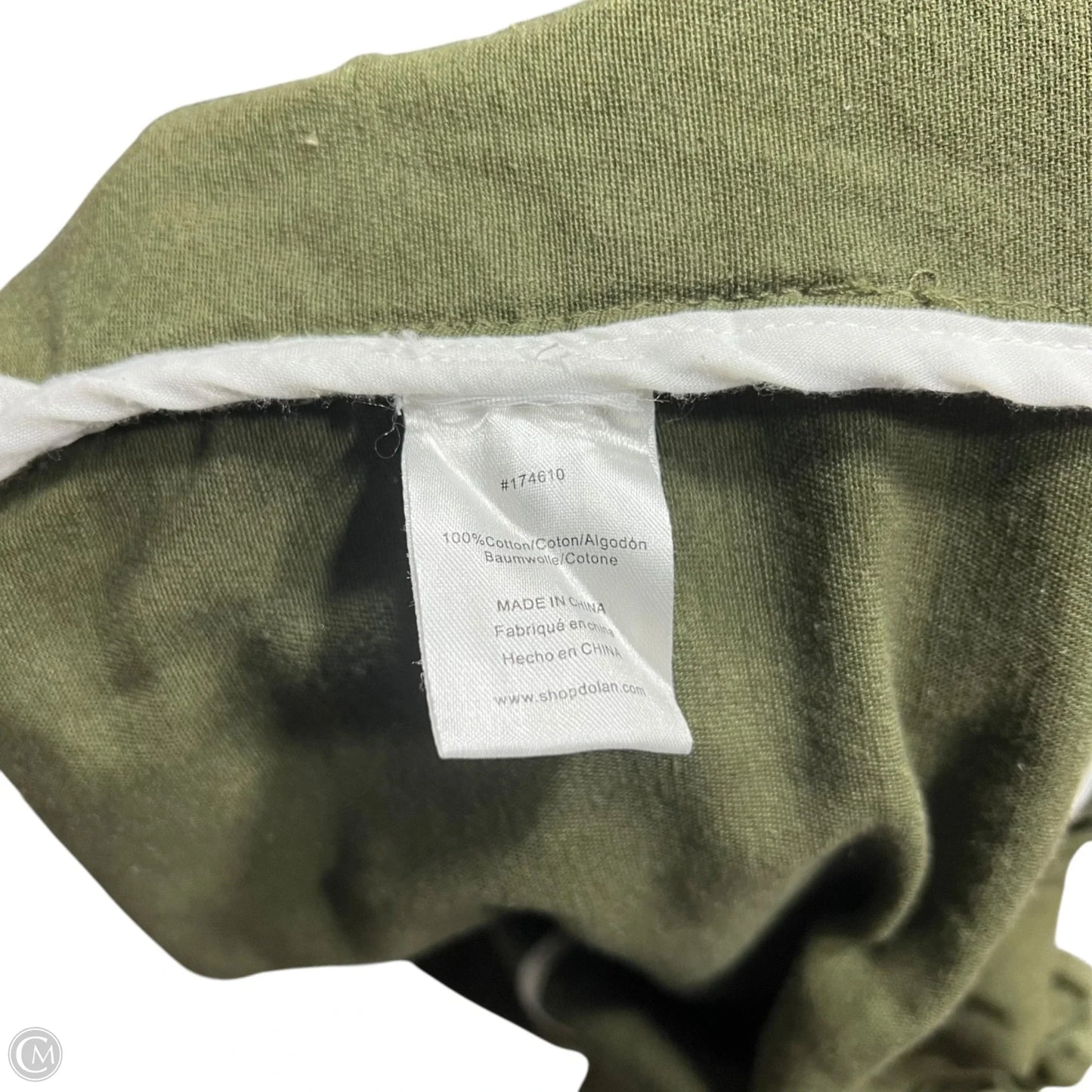 Jacket Other By Dolan Left Coast In Green, Size: Xs